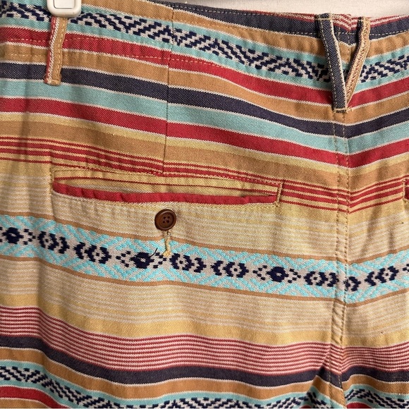 3RD & ARMY Southwest Stripe Drawstring Shorts Men’s Size 34 Boho Festival Style - Picture 12 of 16
